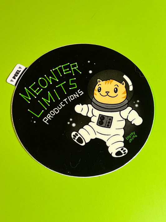 Meowter Limits Productions sticker