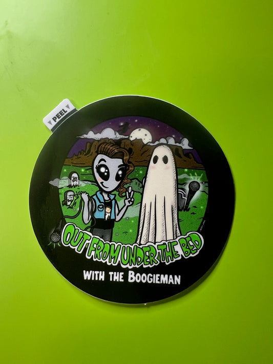 Out From Under the Bed sticker (Avatar version)